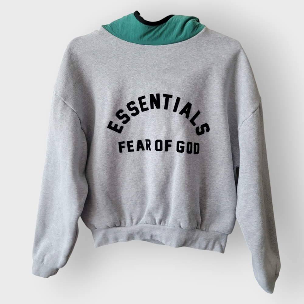 Youth Fear of God Essentials Nylon Fleece Hoodie
